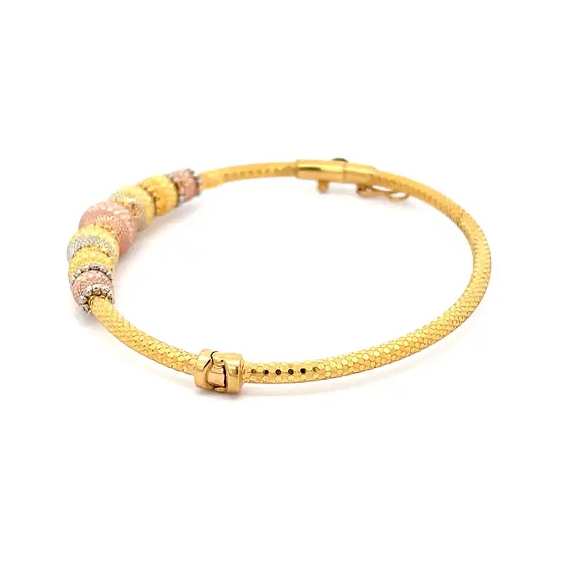 Classic  Bangle Bracelet in 22K Yellow Gold